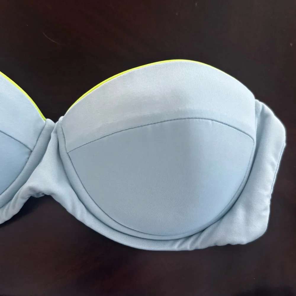 Zinke Bikini Top Small Neon Trim‎ + Bikini Bottoms Small Set